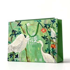Luxury Paper Bag Kraft Paper Packaging for Clothing Retail Clothing Stores Custom Logo Shopping Bag