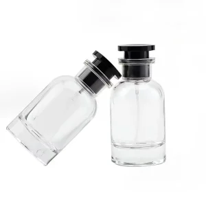 Luxury Refillable Heavy Bottom Unique 30ml 50ml Perfume Bottles Custom Logo Box Packaging