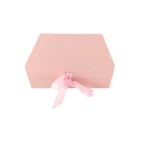 Luxury Reusable Gold Rose Pink Glossy UV Laminated Gift Rigid Boxes Custom Logo Sizes Embossing Present Matt Lamination