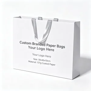 Luxury brand shopping paper bag OEM & ODM