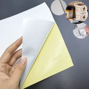 Lziheng Printable BOPP A4 Label Sticker Paper Waterproof Self Adhesive Glossy Matte Decal Sheet for Inkjet Laser Printer
