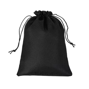 Makeup Dust Sacks Bag Jewelry Drawstring Gift Bags Black Party Candy Favor Pouch