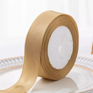 Manufacturer Attractive Durable Solid Color Polyester Gift Ribbon