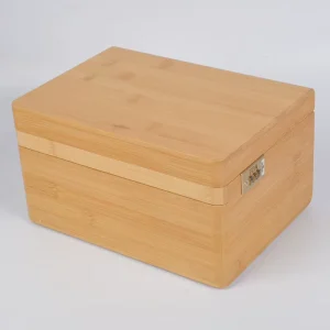 Manufacturer Custom Eco-friendly Luxury Wooden Bamboo Square Stash Boxes Handmade Storage Solution Guangdong Gift