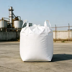 Manufacturer PP FIBC Bulk Bag Full Open Top Flat Bottom 1000kg for Mining Sand Fertilizer Transportation