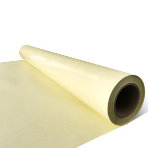 Manufacturer Supply Transparent Yellow Paper PVC Self Adhesive Cold Lamination Film Roll for Photo