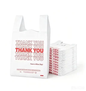 Manufacturer’s Customization T-shirt Plastic Bags Plastic Take-out Bag Thank You Plastic Bags