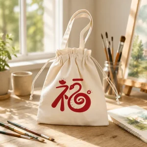 Manufacturers Pull Rope Canvas Bag Custom Printing Logo Cloth Dust Bags Travel Cosmetic Drawstring Shopping Bag