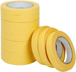 Masking Tape Crepe Paper Tape With Strong Adhesive for Painting Automotive Decoration and Surface Protection