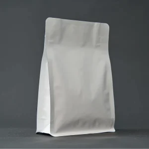 Matte Blank Flat Bottom Plastic Bag Recyclable Packaging Pouch for Spices