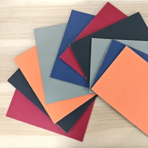 Matte Finished Rigid Art Board With Solid Core Texture of Document Folders and Crafts Color Paperboards