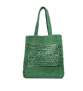 Mesh Shopping Bag Women Fashion Handle Portable Bag