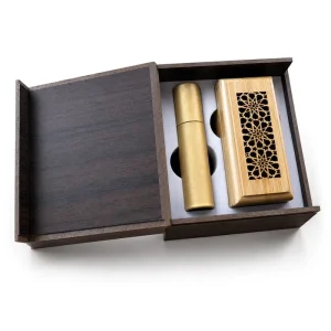 Mini Bamboo Incense Box with Wooden Box Packing Portable Handmade Aromatherapy Gift