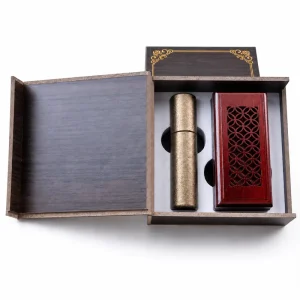 Mini Bamboo Incense Burner Set with Wooden Box Elegant Home and Office Aroma Decor Perfect Gift for Relaxation and Meditation