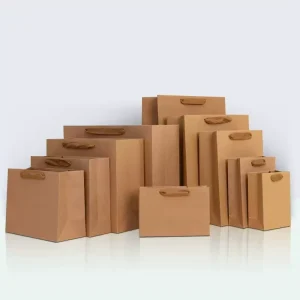 Mini Small Paper Bags Goodies Shopping Gift Wrap Bags for Small Business Party Wedding