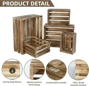 Modern Bamboo Multifunction Storage Box with Handle Customizable Capacity Display for Weddings Birthdays & Family Gatherings