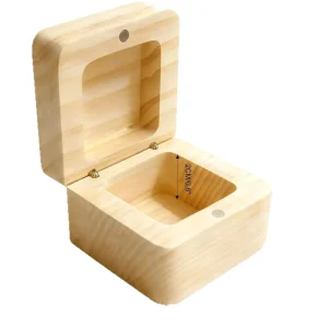 Modern Bamboo Wooden Eco Friendly Biodegradable Pet Casket with Photo Frame for Dogs Cats Commemorative Memorial Box