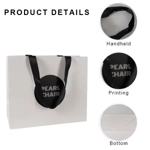 Modern Luxury Art Paper Shopping Bags for Commercial Branding Promotion & Supermarket Use Recyclable & Customizable