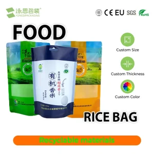 Mono Material Stand up Pouch Custom Printed Heat Resistant Food Packaging Bags for Soup Ready Meals Pet Food