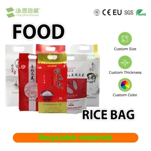Mono PP Cereal Bags Resealable Zipper Lock Moisture Proof Packaging Stand up Pouch Plastic Packaging Sealed Bags