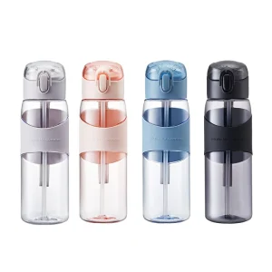 Motivational Time Marker LeakProof Half Gallon Product Tritan Sport Plastic Pink Water Bottle BPA Free 1L Plastic Water Bottle