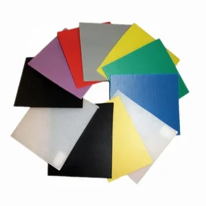 Multi Color Corrugated Customized Size PP Hollow Plastic Sheet Waterproof Eco-friendly PP Board
