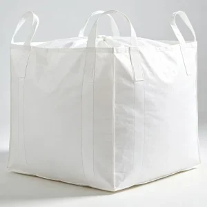 Multi Purpose Durable PP Ton Bag FIBC with Flat Bottom & Cross Corner Loop 1-2 Ton Capacity