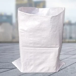 Multi size Thickened White PP Woven Bags with Custom Logo