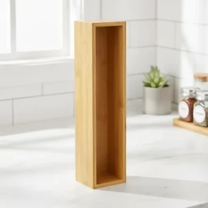 Multifunctional Bamboo Wood Cabinet Drawer Storage Box Sewing Office Bathroom Kitchen Tray Partition Set Handicrafts Home Decor