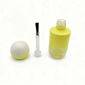N2016 YALI Shape Glass Nail Polish Bottle Plastic Cap 8 ml Customized Size Custom Color Premium Packaging for Nail Polish Oil