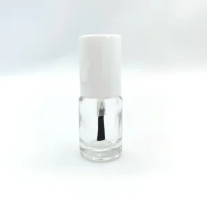Nail Polish Oil Bottle 13mm Glass Screw Cap Cosmetic Packaging 11ml Screen Printing Hot Stamping Custom Cap Brush Custom Color