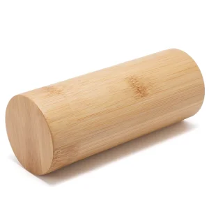 Natural Bamboo Handmade Custom Logo Square Hard Sunglasses Case Wood Sunglasses Storage Boxes
