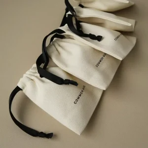 Natural Cotton Bag Jewelry Pouch Dust Packaging Bag