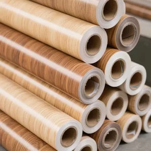 Nature 3D Wood Grain Wallpaper PVC Decorative Film Self Adhesive Wall Paper