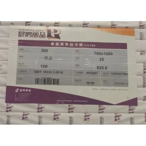 Ningbo FBB Paper Board Ivory Foldable Board with Single Side Coating for Photo Frames Direct Factory