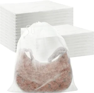 Non Woven Fabric Folding Eco friendly Dust Cover Storage Bags for Purses Handbags Shoes Travel