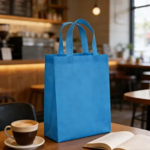 Non Woven Grocery Bag Eco Friendly Heavy Duty Shopping Bag PP Non Woven Tote Bag Custom Logo for Family Daily Use