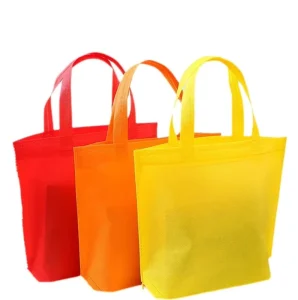 Non Woven Reusable Custom Blank Supermarket Portable Coated Shopping Bag Advertising Environmental Protection Recyclable