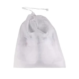 Non woven Sunscreen Yellow Shoe Bag Thickened Disposable Small White Shoes Dust Sunshine Drying Cover Bag