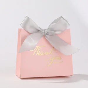 Nova Factory Luxury Custom Printed Logo Design Promotion Retail Gift Jewellery Wedding Paper Bag with Ribbon Bow