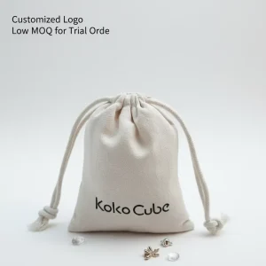 ODM Factory Customized Logo Suede Dust Jewelry Drawstring Gift Bag Cosmetic Packaging Bag Little Bags for Jewelry