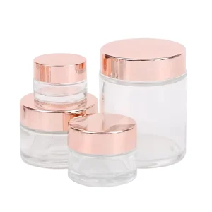 ODM Factory OEM Custom Soft Touch Frosted Glass Jar 30g 50g 100g Facial Cream Jars with Screw Lids