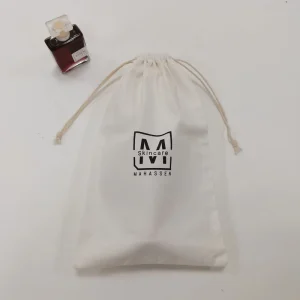 ODM Factory Recyclable Muslin Fabric Toys Dice Packaging Dust Gift Bag Custom Logo Printed Drawstring Cotton Pouch