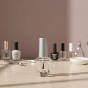 OEM 15ml Nail Polish Oil Premium Packaging Glass Bottles Custom Color Screw Cap with Brush Custom Logo Essential Oil