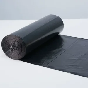 OEM Black PE Plastic Garbage Bags Disposable Waterproof Trash Bag for General Household Waste