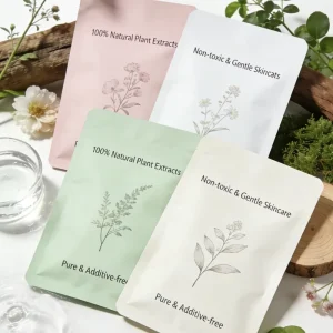OEM Compostable Kraft Paper Stand up Bags Custom Printed Resealable Zipper Pouches for Food Snack Packaging