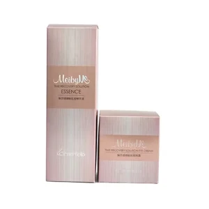 OEM Custom Cosmetic Packaging Boxes White Paper Glossy Lamination Embossed Rigid Custom Size Custom Logo Recyclable