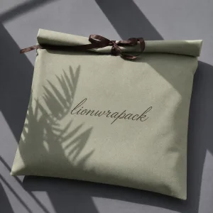 OEM Custom Logo Print Letter Cotton Muslin Drawstring White Shoe Purse Shoe Dust Bag