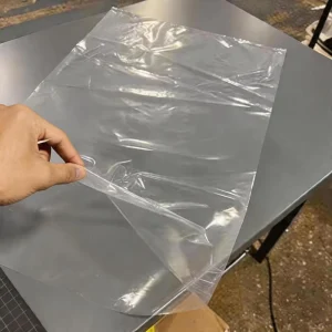 OEM Custom Logo Printed Moisture Proof Transparent LDPE HDPE Flat Opening Poly Bags with Good Stretchability for Packaging