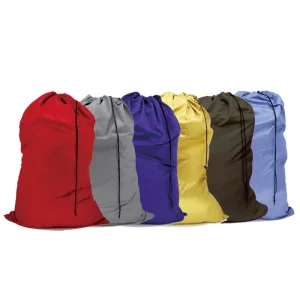 OEM Extra Large Travel Laundry Dust Bag Machine Washable Nylon Drawstring Printed Rip Stop Design Polyester Dirty Clothes